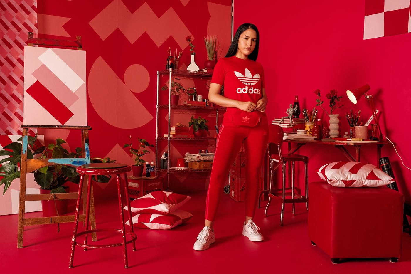 adidas adicolor canada vanessa cesario apparel footwear accessories collection artists art