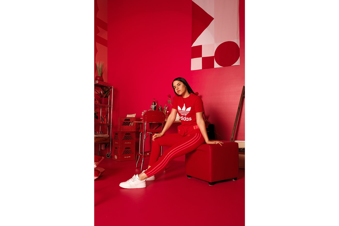 adidas adicolor canada vanessa cesario apparel footwear accessories collection artists art