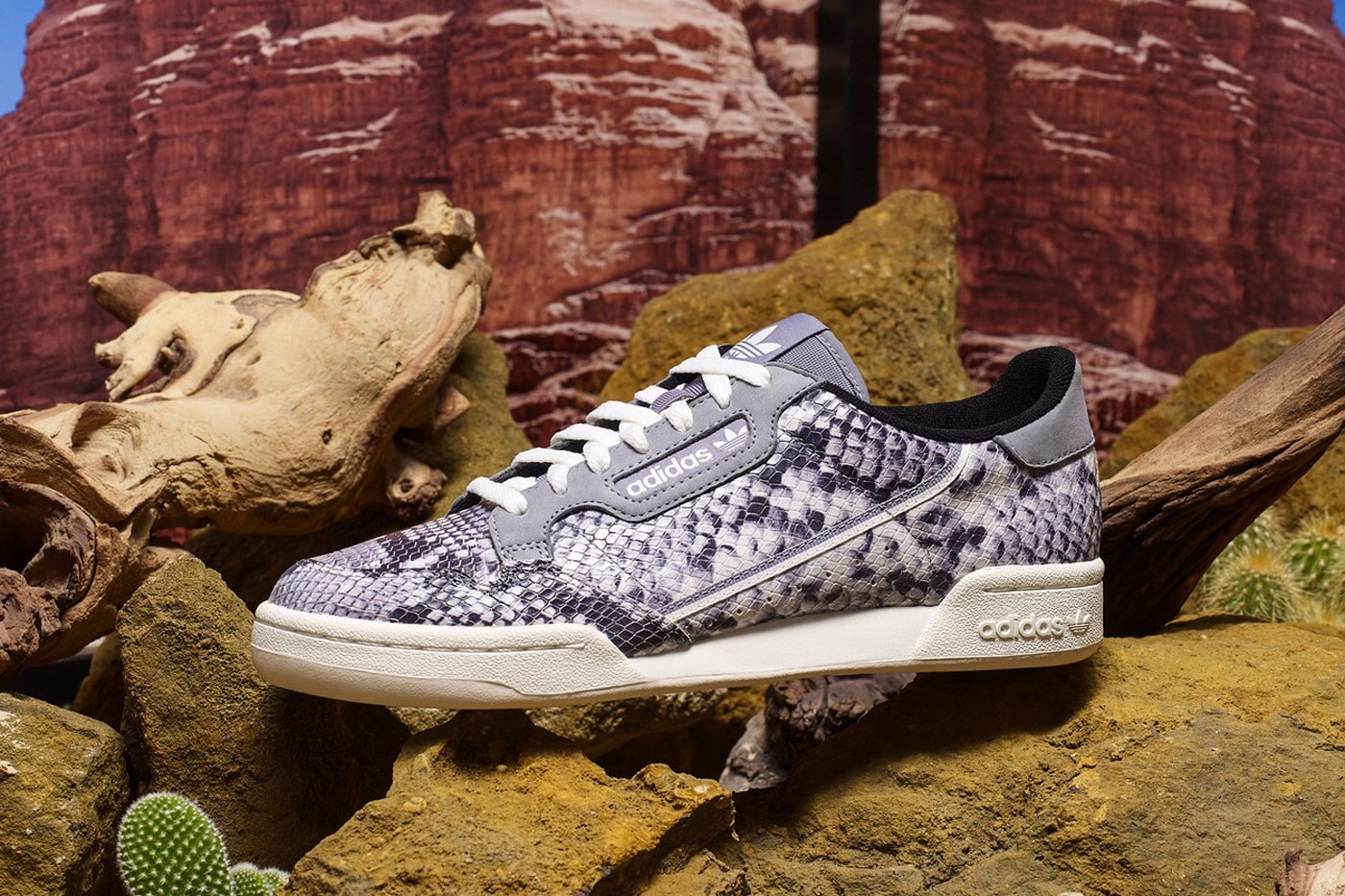 adidas Originals Snakeskin Pack Continental 80 Cream Black