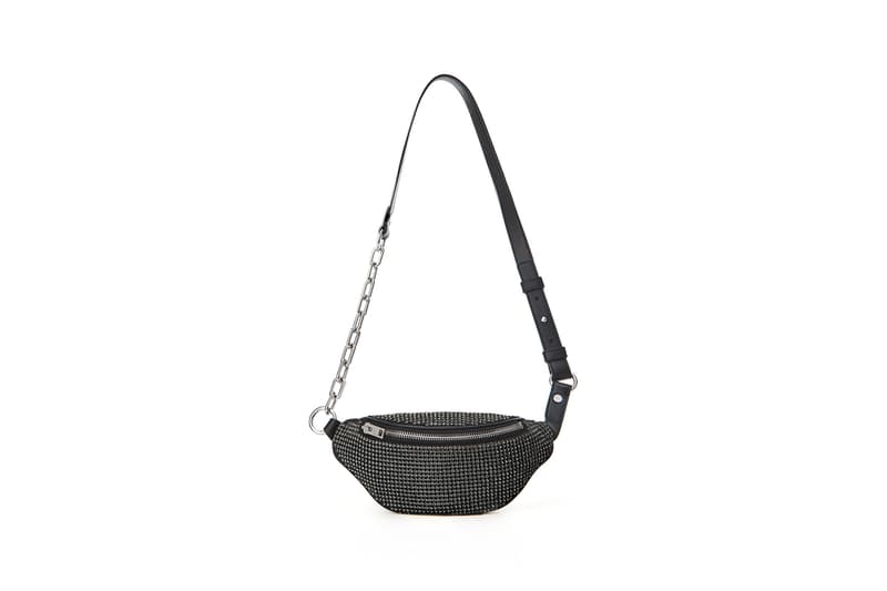 alexander wang attica mini fanny pack studded rhinestone