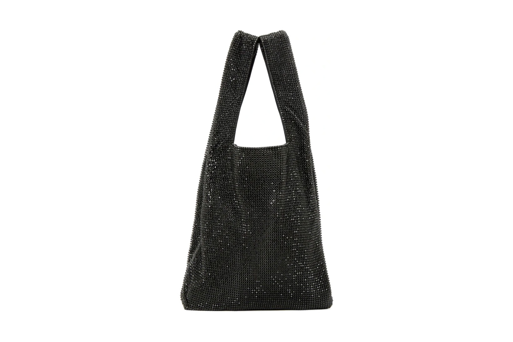 alexander wang mini wangloc shopper tote bag designer luxury crystal rhinestones 