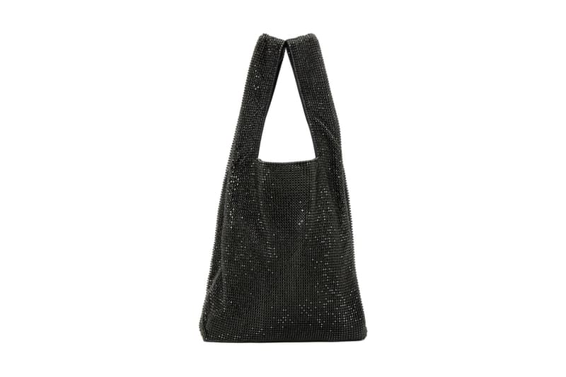 alexander wang mini wangloc shopper tote bag designer luxury crystal rhinestones