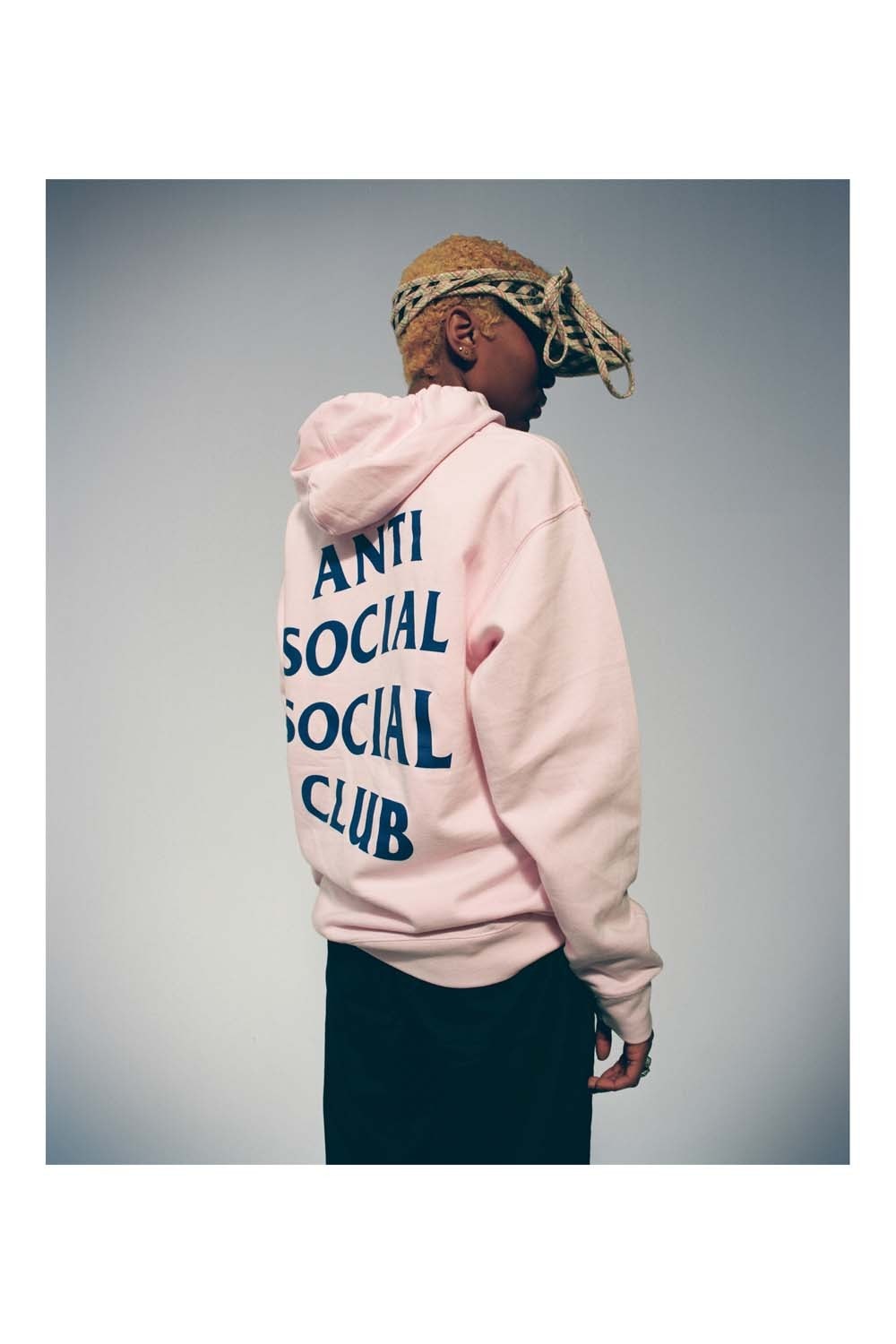 Anti Social Social Club Fall Winter 2019 Still Stressed Lookbook Hoodie Pink
