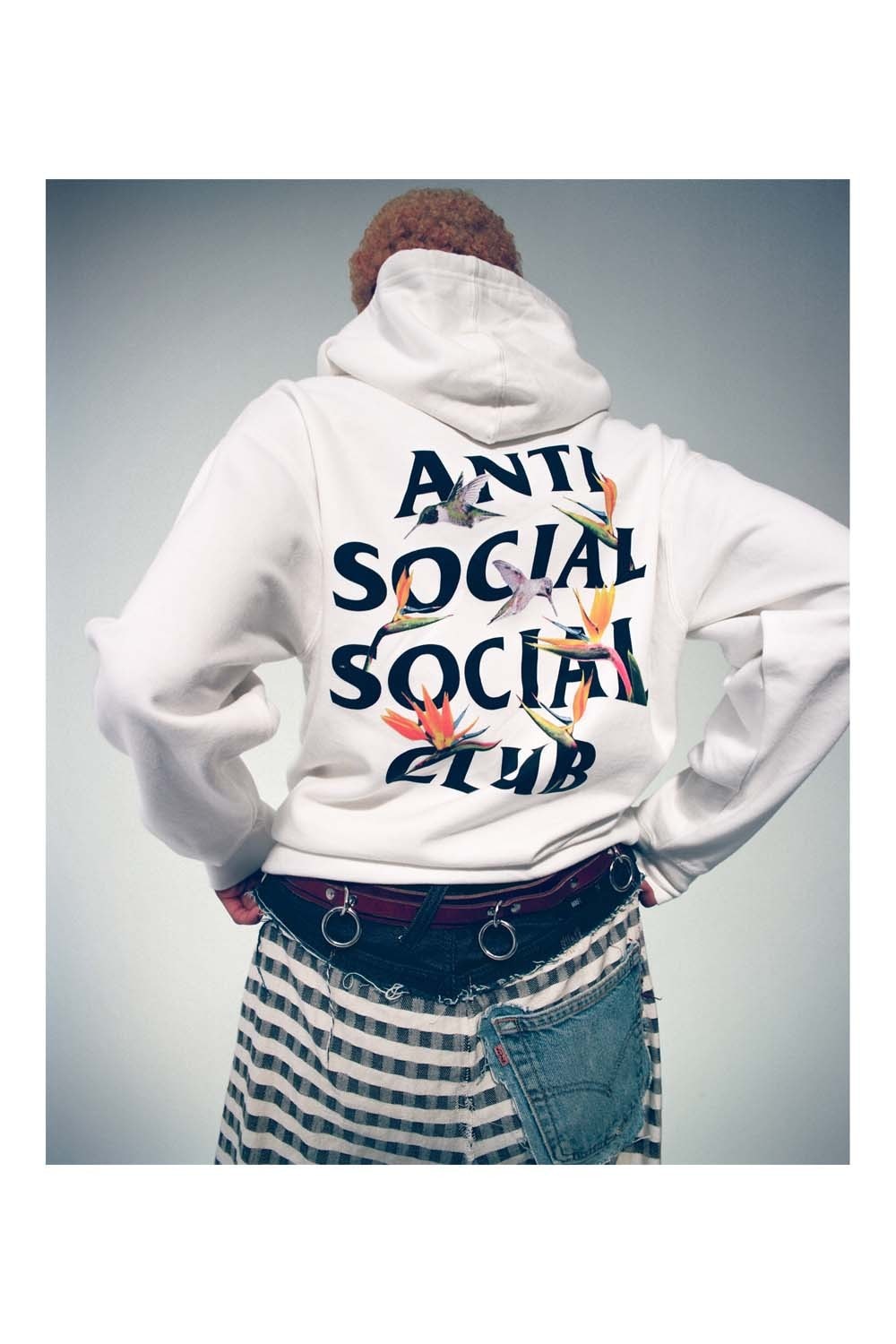 Anti Social Social Club Fall Winter 2019 Still Stressed Lookbook Hoodie White