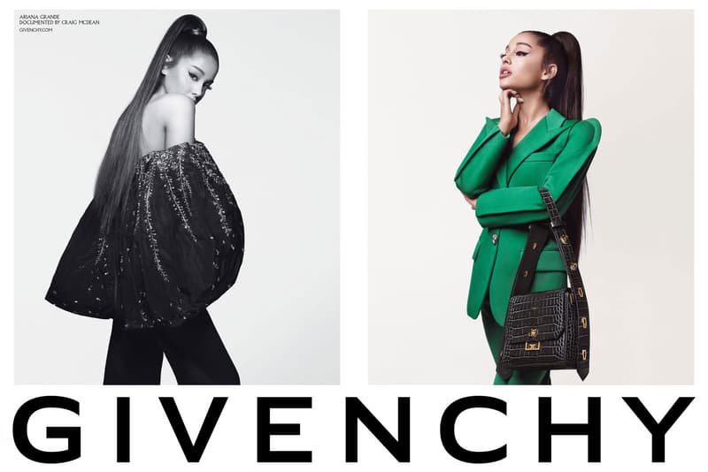 givenchy ariana grande fall winter campaign clare waight keller