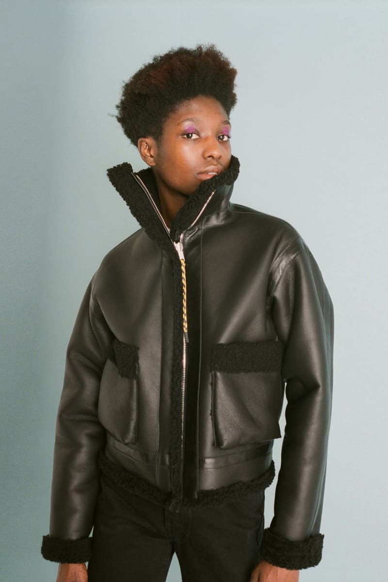 aries fall/winter 2019 collection black jacket