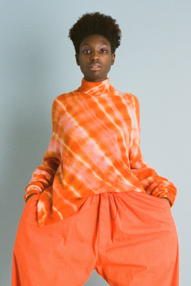 aries fall/winter 2019 collection orange tie-dye shirt