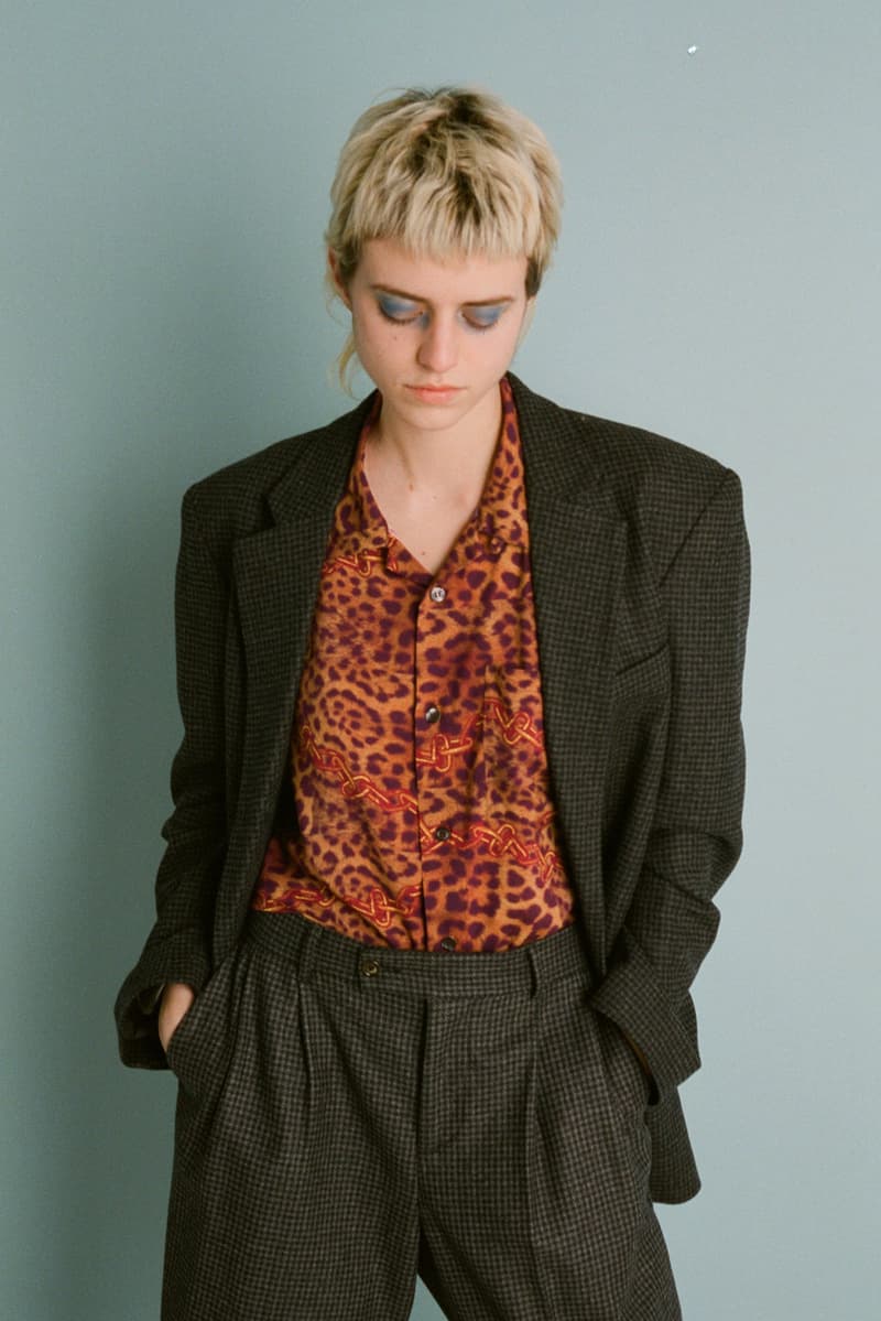 aries fall/winter 2019 collection blazer leopard print shirt