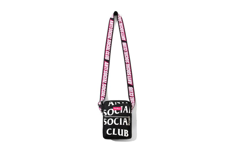 anti social social club assc accessories trash can flask grinder flip flops boomerang frisbee lighter belt mask tape
