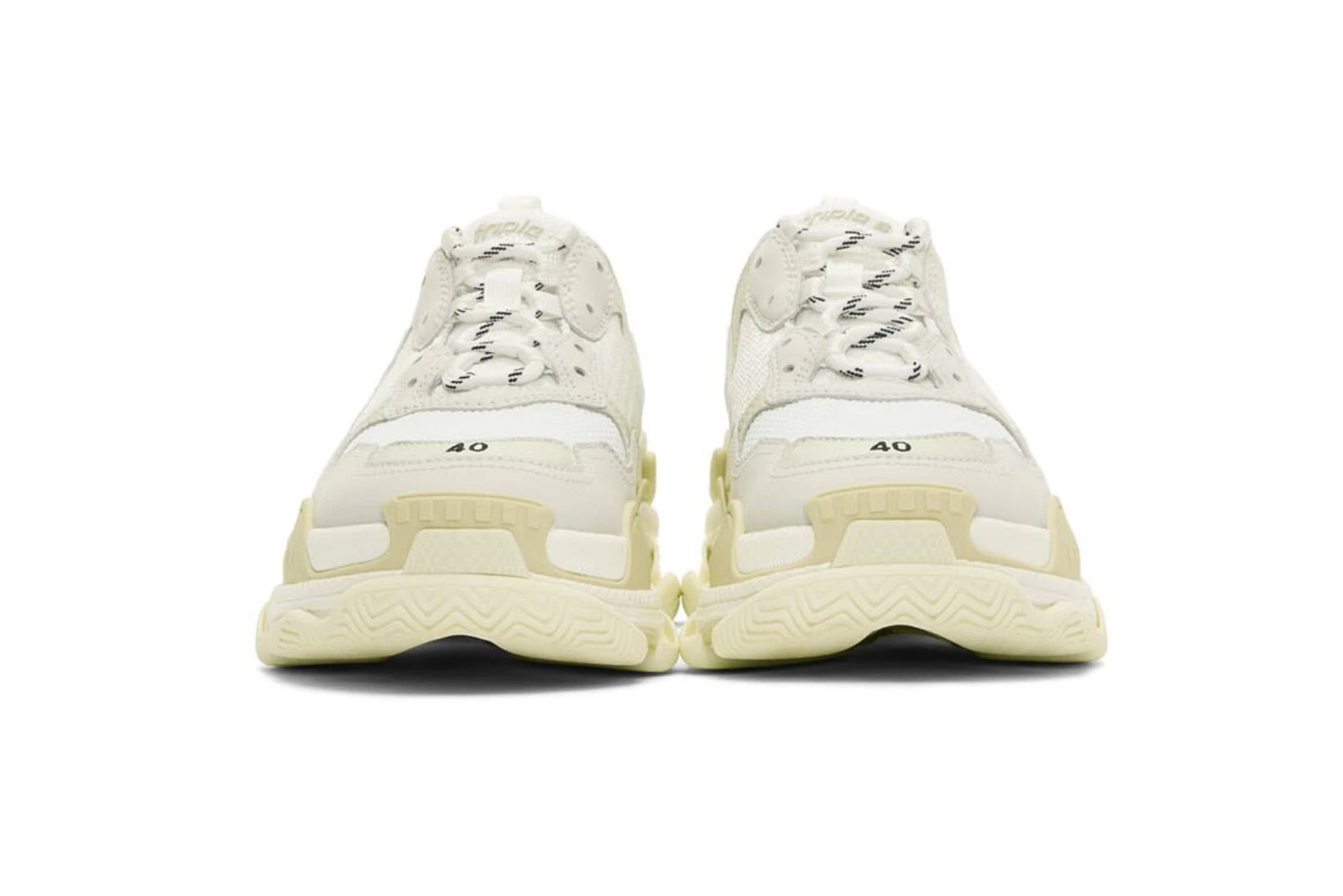 Balenciaga Triple S White Sneakers