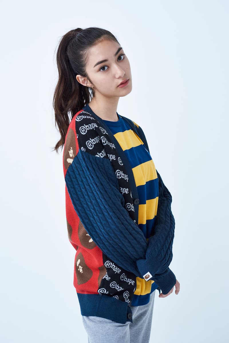 bape fall winter lookbook sweatshirt hoodie jumper shirt