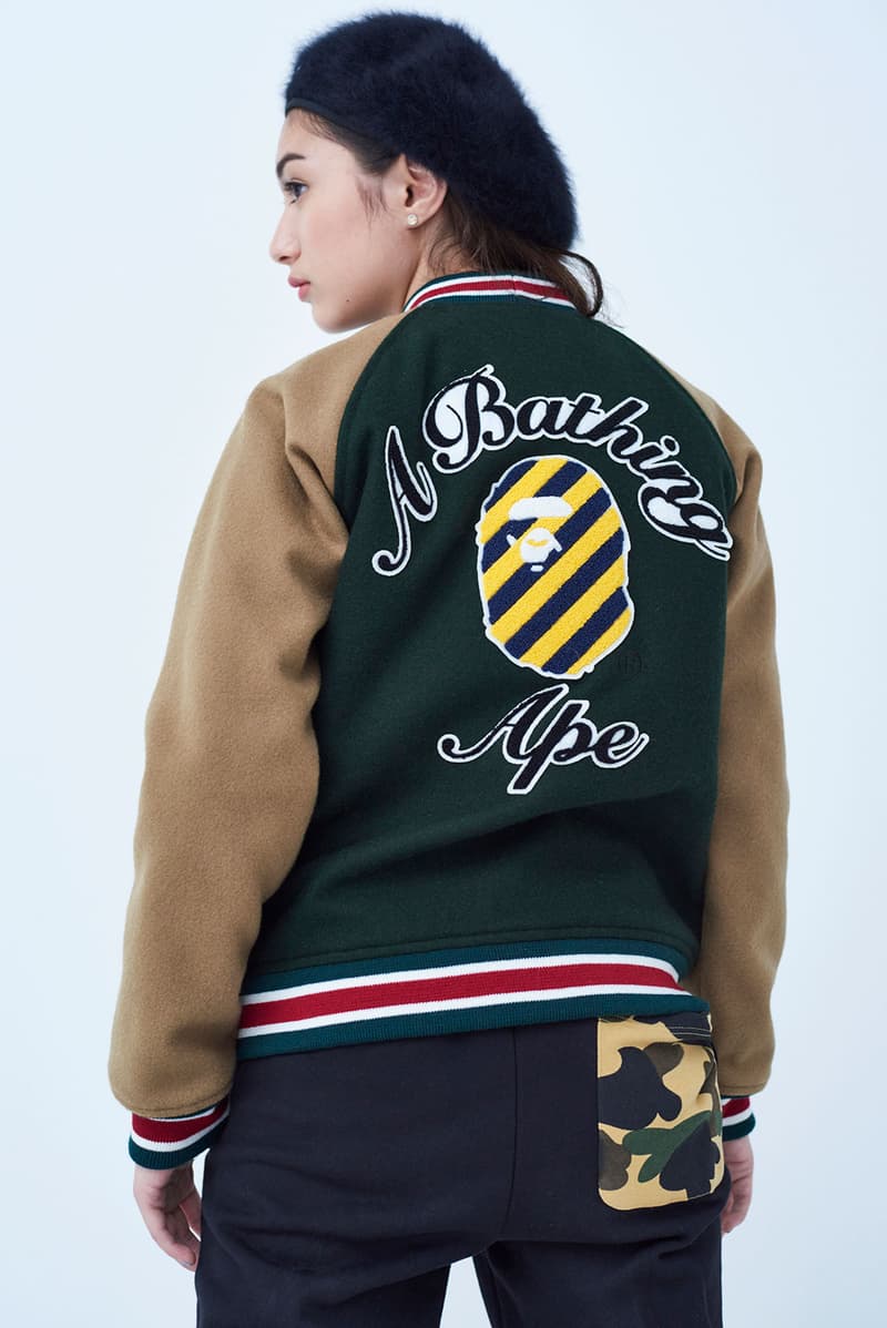 bape fall winter lookbook sweatshirt hoodie jumper shirt