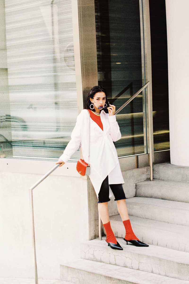 BAPY 2019 Lookbook Top White Shorts Black Socks Red