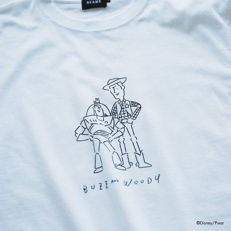 toy story pixar champion beams woody buzz lightyear yu nagaba tshirt sweatshirt
