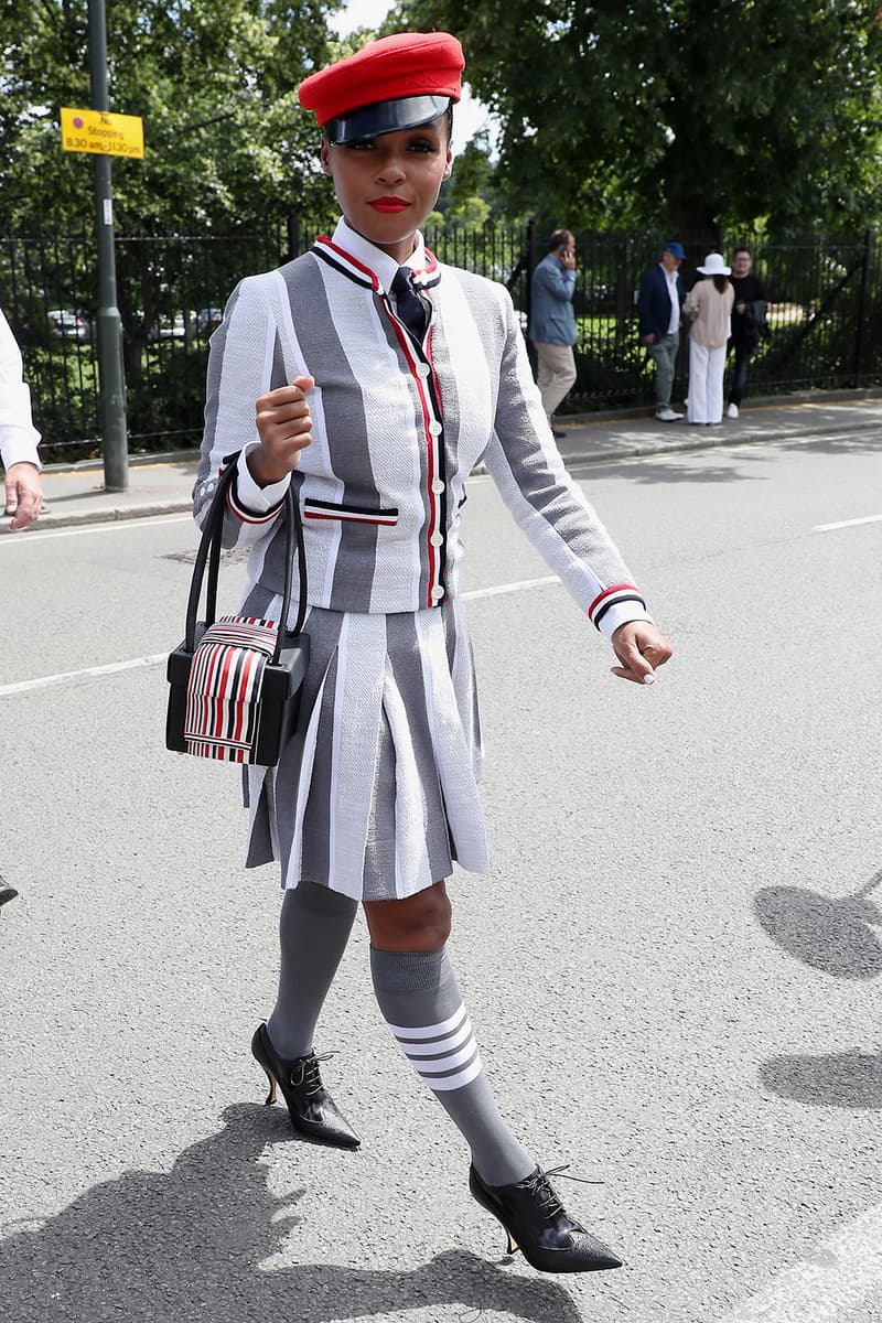 Best Celebrity Looks Wimbledon 2019 Janelle Monáe Maisie Williams Leomie Anderson Maya Jama Adwoa Aboah Nicole Richie Rina Sawayama