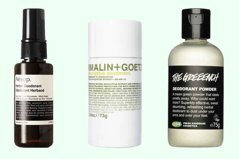 Best Natural Deodorant Anti-Perspirant products UK Spray Cream Powder Solid Bar Lush Aesop Agent Nateur Malin Goetz Aurelia Net a Porter Space NK