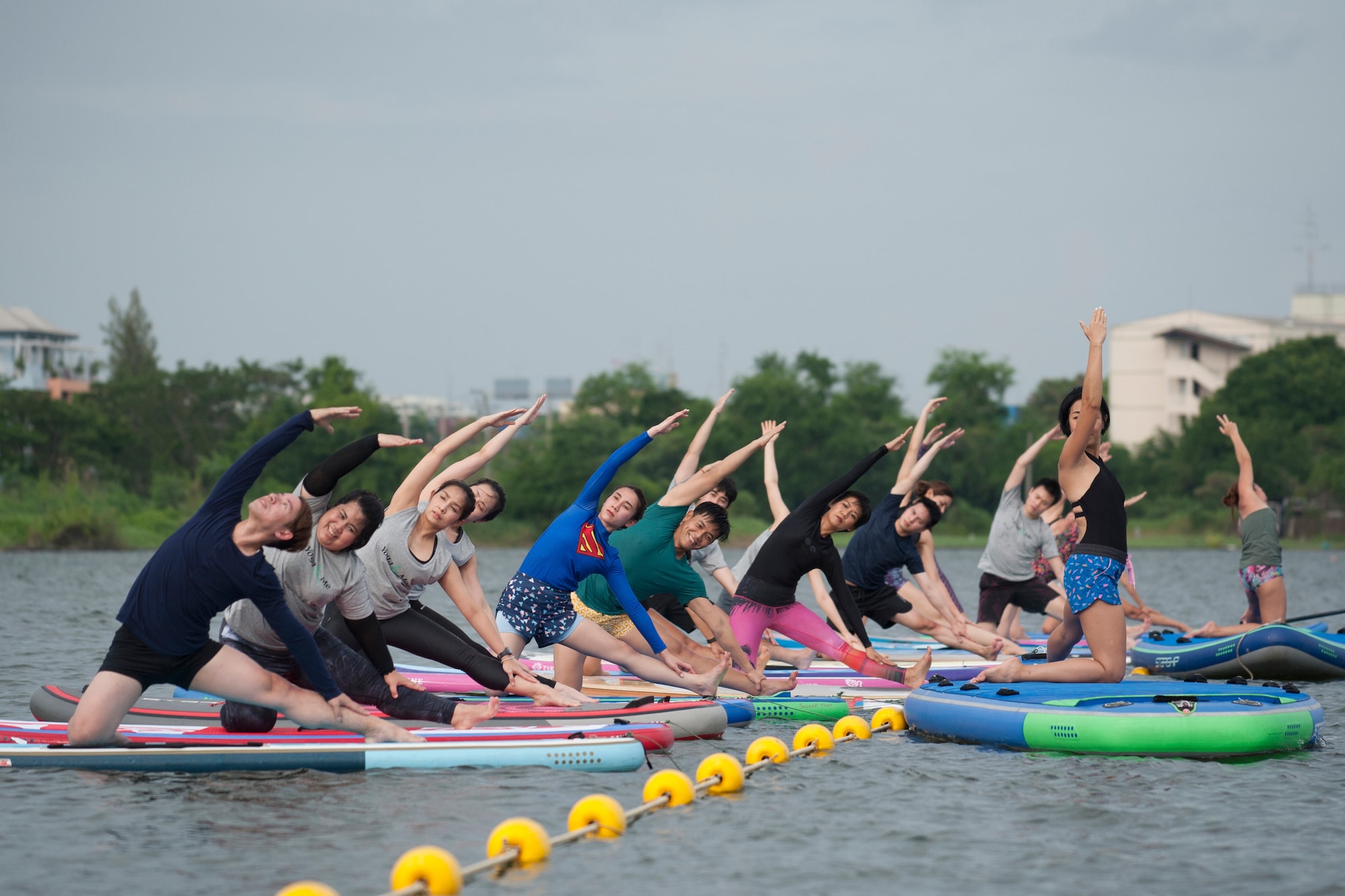 Best Alternative Workouts To Try in London Trampoline FloatFit Paddleboard Yoga Water Dance Hula Hoop Disco Yoga