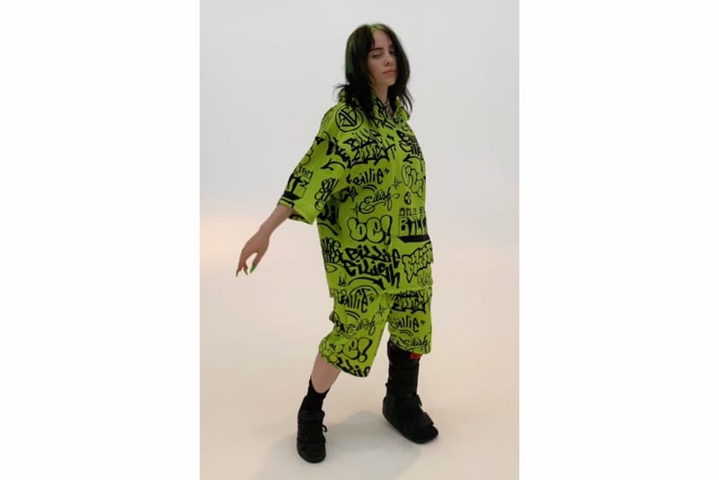 billie eilish merch graffiti hoodie