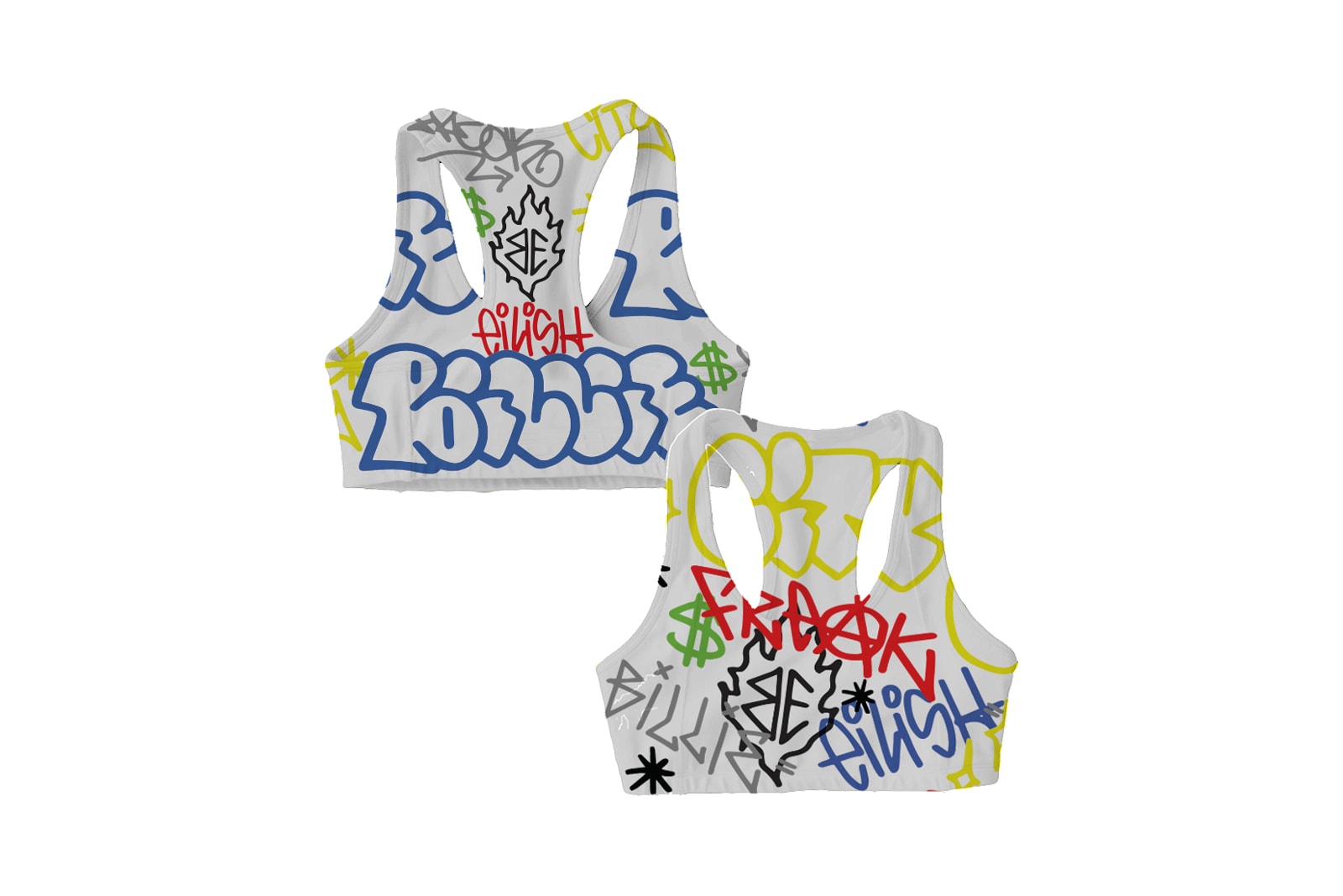Billie Eilish Freak City Capsule Collection Tee Graffiti 