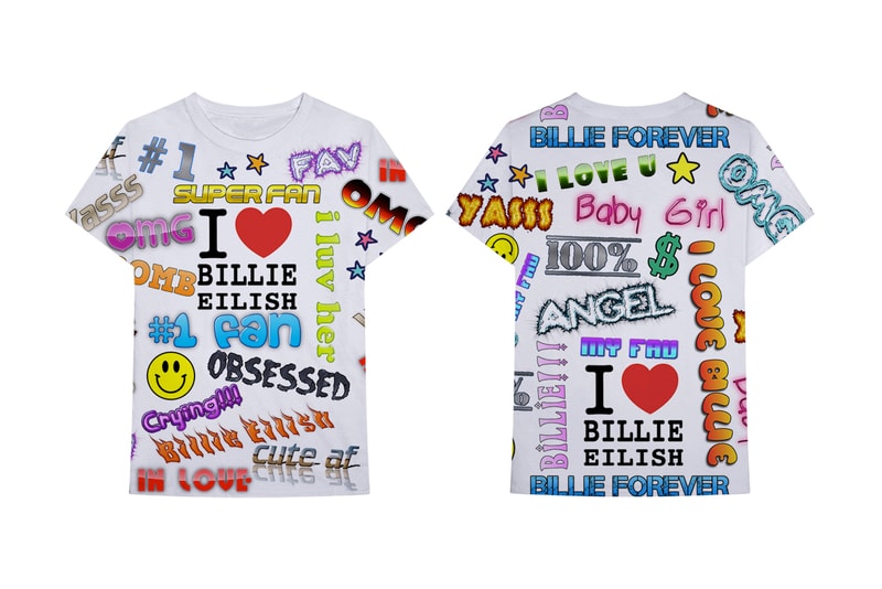 Billie Eilish Freak City Capsule Collection Tee Graffiti