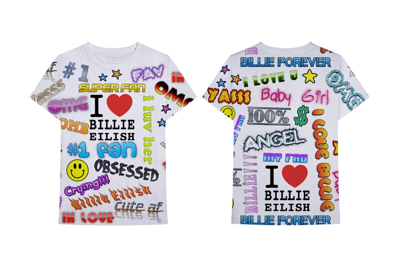 Billie Eilish Freak City Capsule Collection Tee Graffiti 