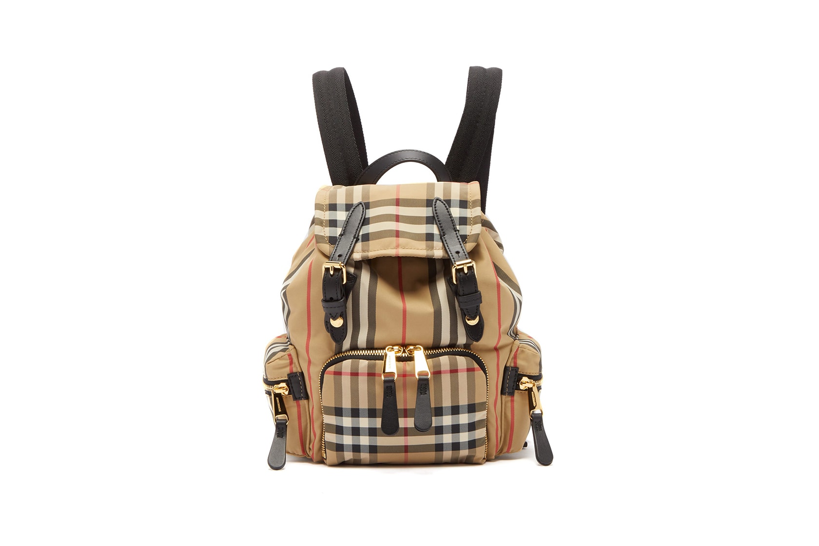 burberry vintage check canvas mini backpack
