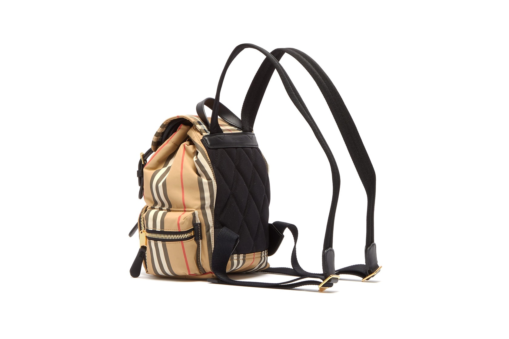 burberry vintage check canvas mini backpack