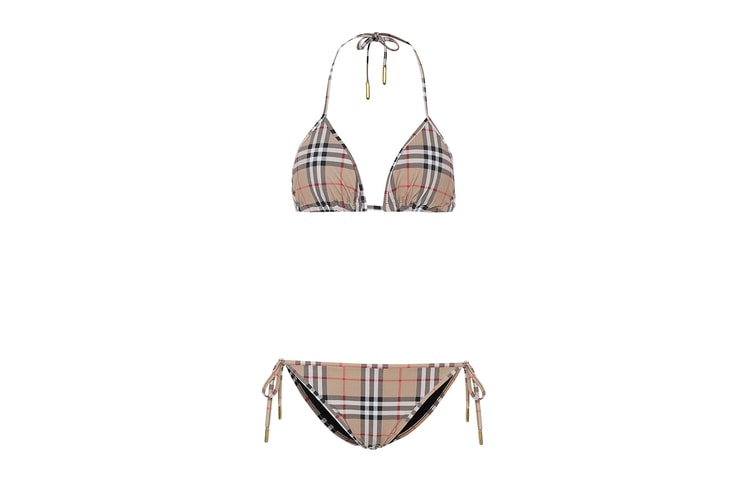 Here's Where to Cop Burberry's Vintage Check Triangle Bikini