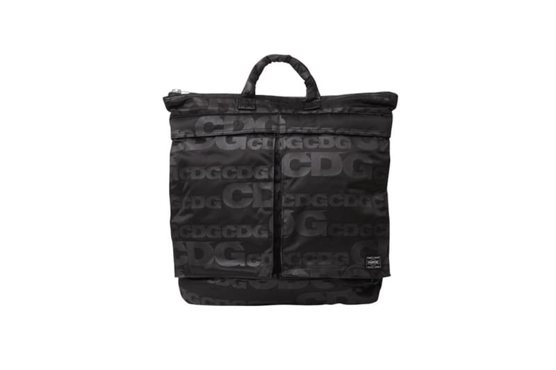 cdg comme des garcons rei kawakubo logo jacket parka zip up backpack