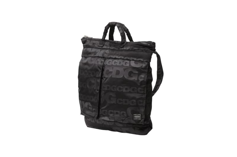 cdg comme des garcons rei kawakubo logo jacket parka zip up backpack