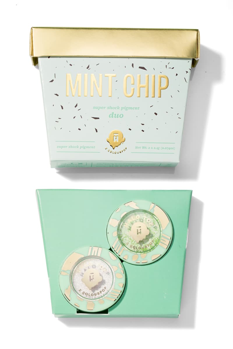 colourpop halo top creamery ice cream themed collection super shock shadows eyeshadows sweet limited edition makeup beauty