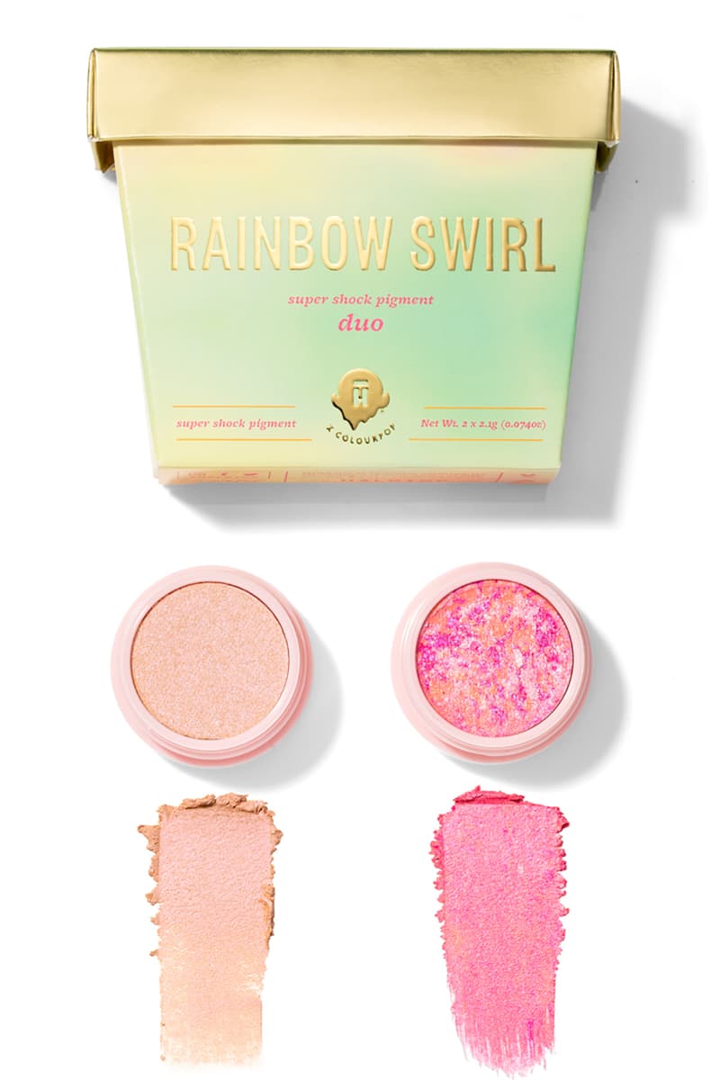 colourpop halo top creamery ice cream themed collection super shock shadows eyeshadows sweet limited edition makeup beauty