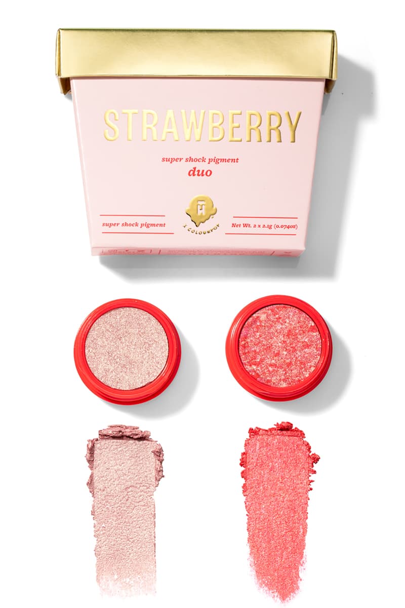 colourpop halo top creamery ice cream themed collection super shock shadows eyeshadows sweet limited edition makeup beauty