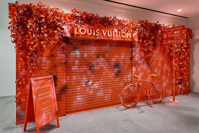 louis vuitton pop-up dover street market ginza dsm dsmg tokyo japan virgil abloh