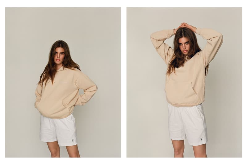 emily oberg sporty and rich drop release tote bag sweatshirt hoodie jacket skirt