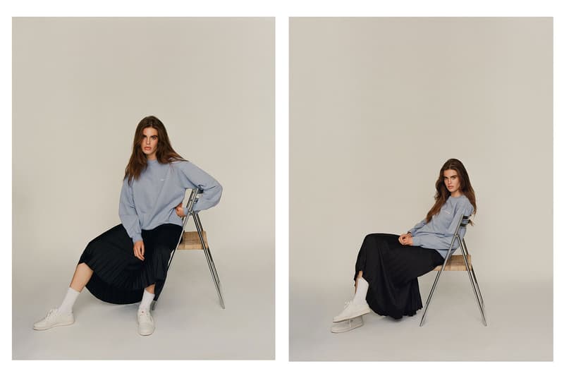 emily oberg sporty and rich drop release tote bag sweatshirt hoodie jacket skirt