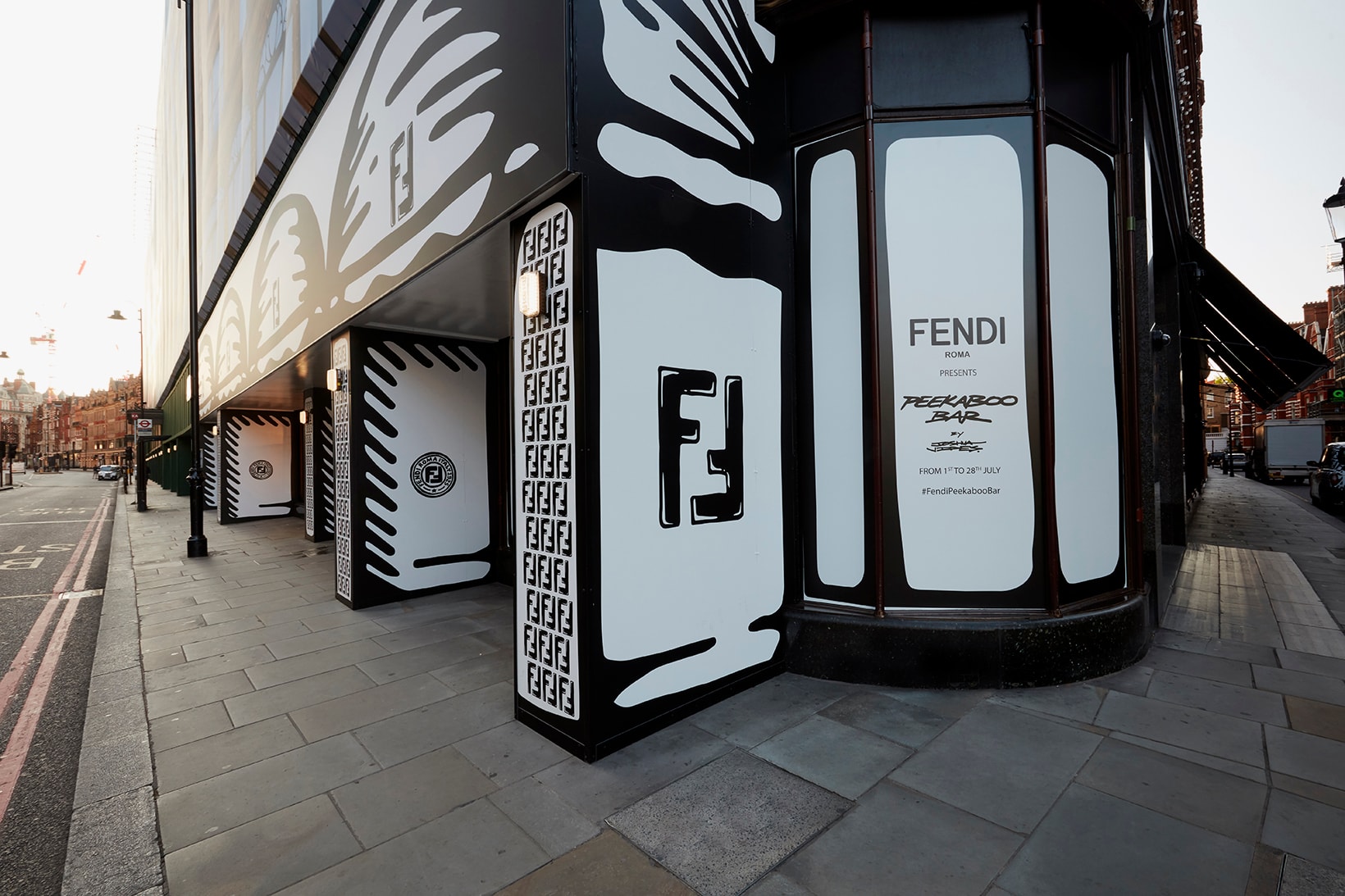 Fendi Café Caffe Customize Peekaboo Bag Bar Harrods London Joshua Vides