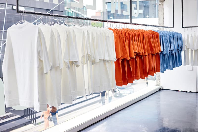 Gentle Monster x AMBUSH Sunglasses Capsule Collection Pop Up T Shirts White Blue Orange