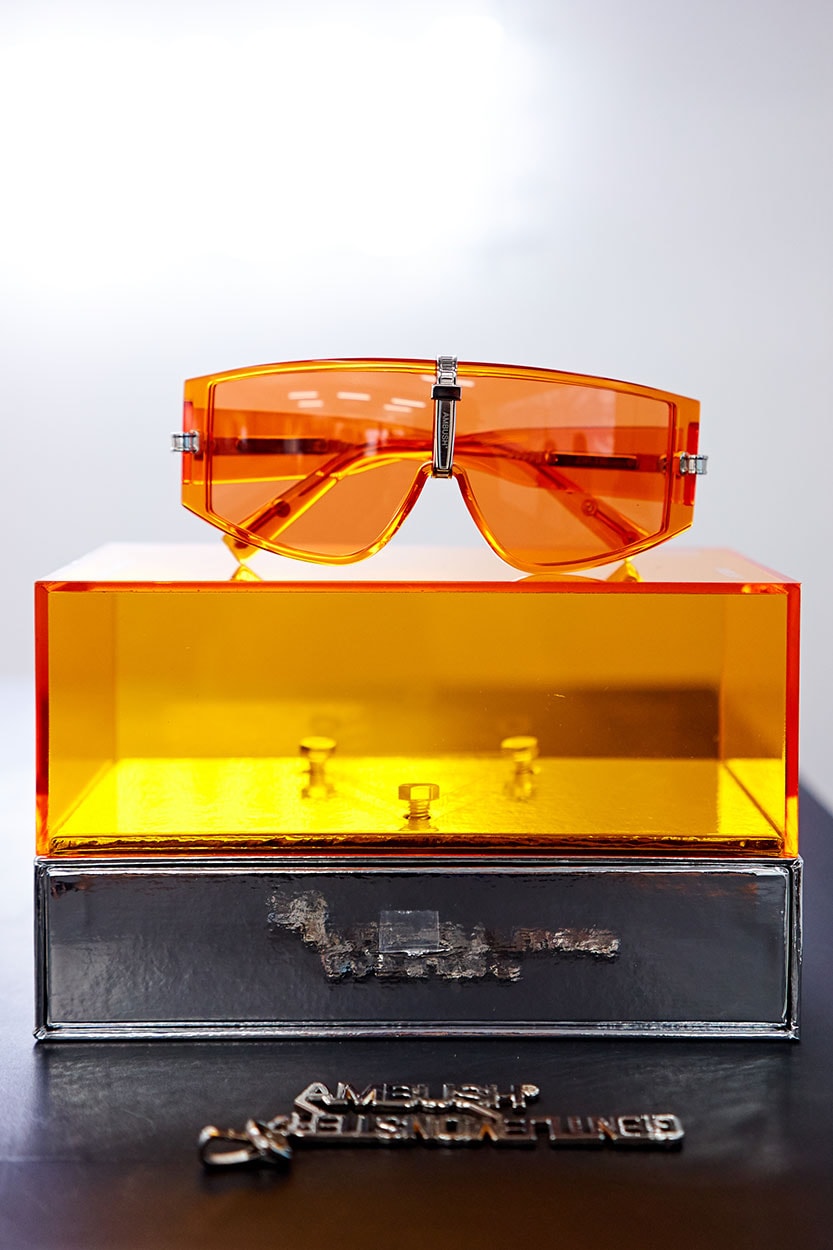 Gentle Monster x AMBUSH Sunglasses Capsule Collection Pop Up Orange