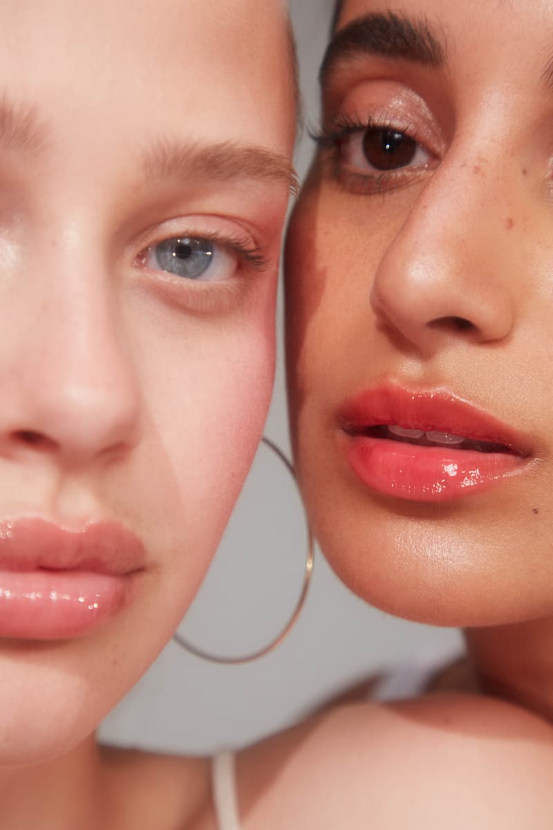 Glossier Lip Gloss Makeup Beauty Emily Weiss Red Holographic Clear