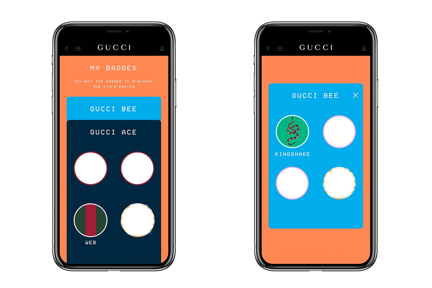 gucci app video game vintage ace sneakers smartphone ios apple android