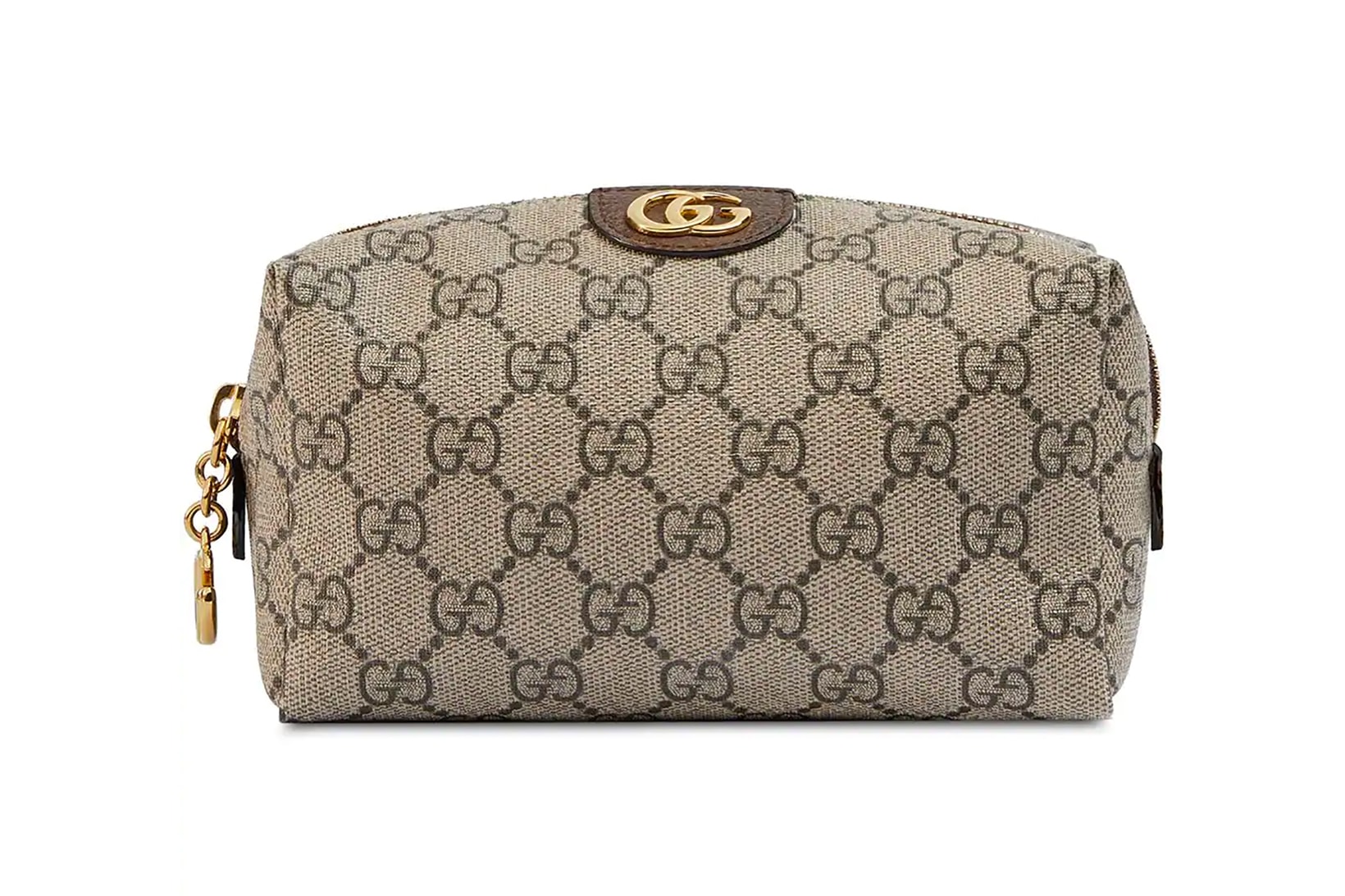 Gucci Top Zip Backpack Monogram GG Beige/Brown
