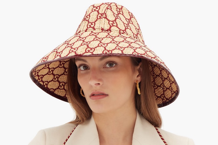 Gucci's GG Logo Raffia Hats Are Made for Beach Days