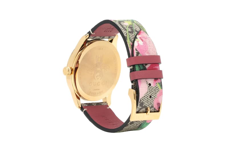 gucci watch timepiece monogram accessories floral alessandro michele