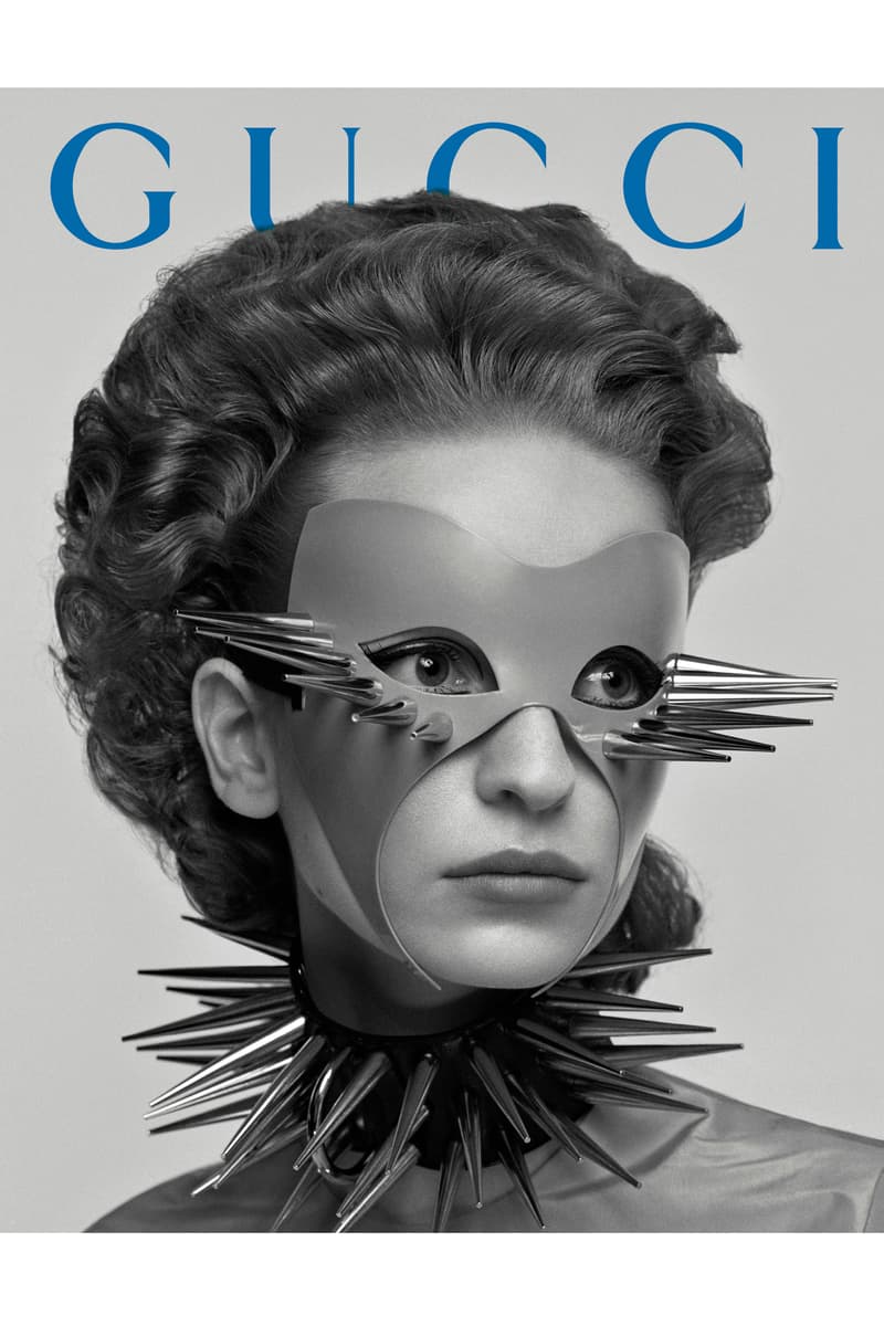 GucciPretAPorter Fall Winter 2019 Campaign Mask Grey