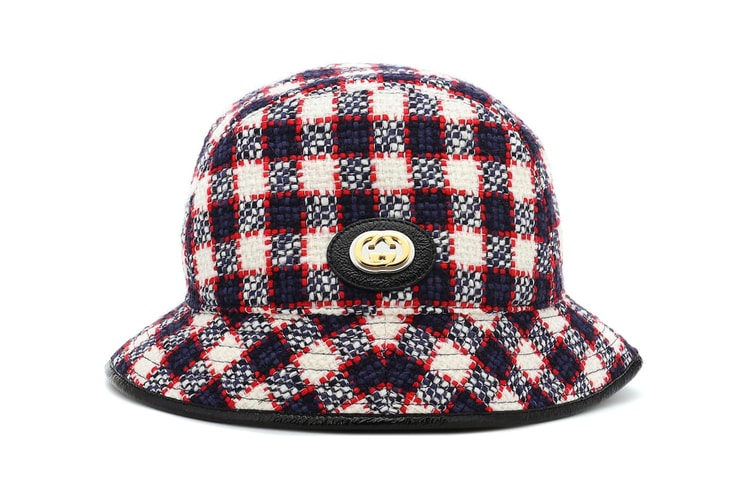 Complete a 'Gossip Girl'-Inspired Look With Gucci's Checked Wool Bucket Hat