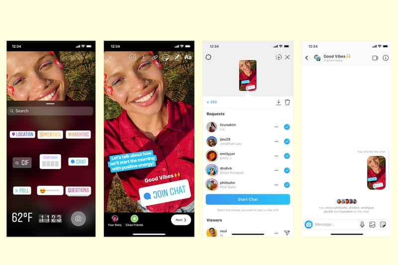 Instagram Is Rolling out a New "Chat" Option for IG Stories