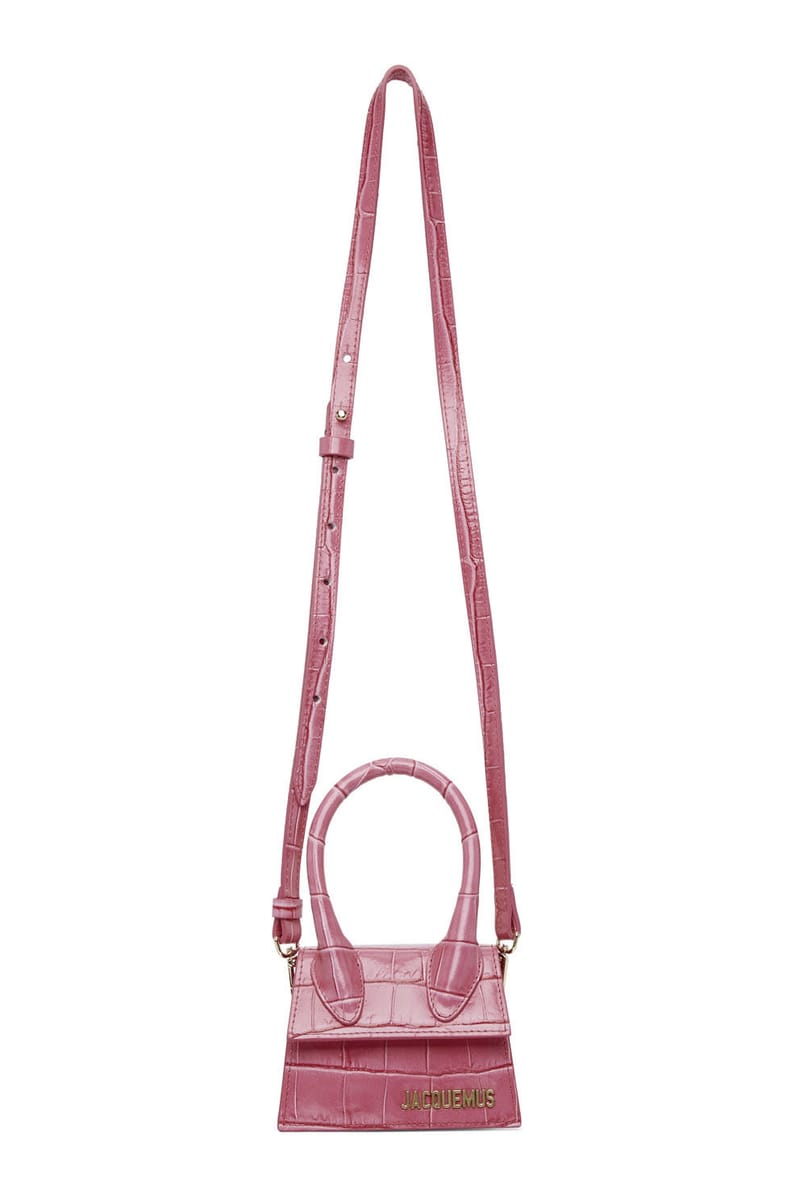Chiquito leather crossbody bag Jacquemus Pink in Leather - 18735313