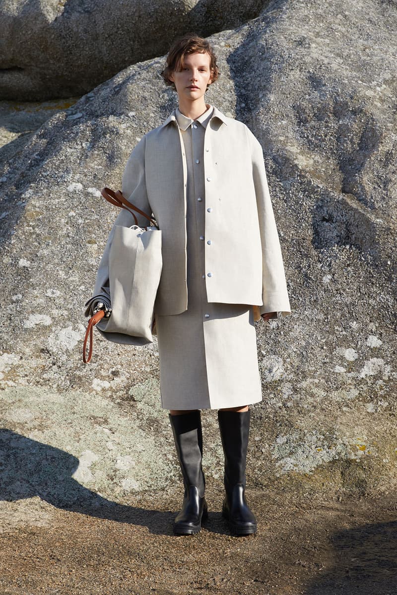 jil sander mackintosh collaboration unisex trench coat cotton shirt jacket waterproof