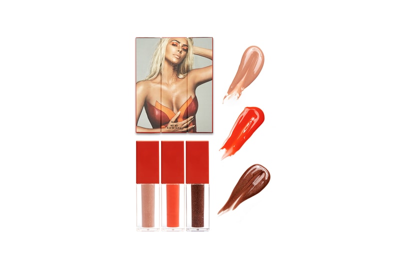 kim kardashian kkw beauty sooo fire collection makeup eyeshadow palette glosses eyeliners release